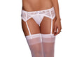 Lace Garterbelt - One Size - White DG-8735WHTOS